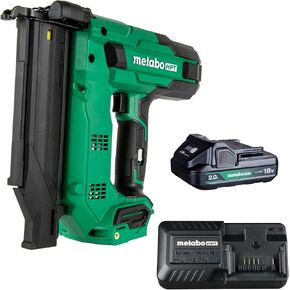 Metabo HPT 18V MultiVolt™ 18-Ga Compact Cordless Brad Nailer Kit, Includes 1-18V 2.0 Ah Battery, NT1850DG