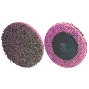 PS Abrasives 50 pc Extra Thick 2" Medium Roll Lock Surface Conditioning Disc, Lasts 3X Longer Than Other Name Brands, Amazing Surface Finishing, Compatible with 3M Roloc holders