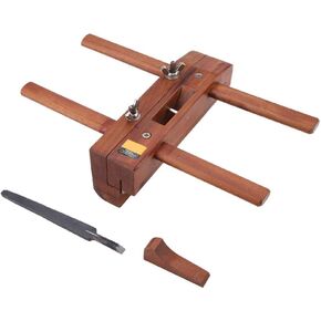 HEEPDD Double Handle Hand Plane,Woodworking Rosewood Hand Plane Kit Furniture Music Instrument DIY Carpenter Plane Hand Tool Wood PlanerHand Planes
