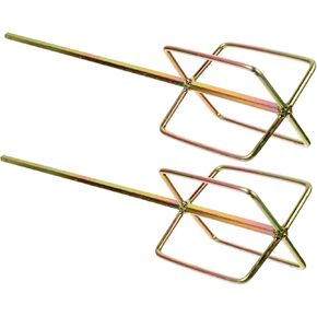 2Pcs stirring rod drill stirrer paddle cement mixer paint whisk for drill mud mixer drill attachment cement sticks paint mixer drill bit hand Component re-usable