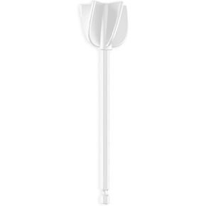 Paint Mixer Drill Attachment Epoxy Mixer Paddle Mixer for Plaster Mixer Used with Drill to Mix Plaster, Render Whisk, Paint Whisk, Cement, Jointing Compound Mixer White Attachment Paddle