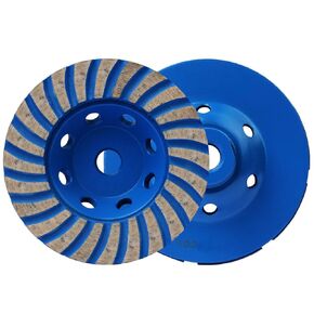 4-1/2Inch Turbo Row Diamond Grinding Cup Wheel 5/8"-11 Arbor Angle Grinder Disc Sanding Stone Marble Granite Concrete Ceramic