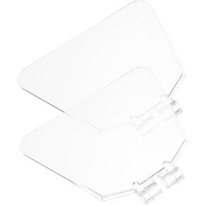2pcs Guard Accessories Supplies Bench Eye Cover Bench Eye Plate Assembly Shield Eye Plate Tool Desktop Components Plastic