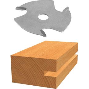 BOSCH 85505M 1/4 In. Carbide Tipped 2-Wing Slotting Cutter Bit