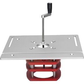 Router Kit, Manual Lifting Router System Kit Router Table Saw Insert Base Plate Router System Router Worktable For High Accuracy Woodworking Small Trimming Machine