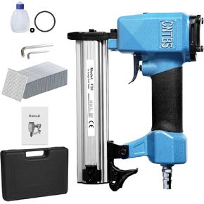 DEWIN Pin Nailer Kit, Pro Preferred Pneumatic Nailers F30 Framing Nailer+plastic box Accept F10/F15/F20/F25/F30 Pin Nails, Ideal for Cabinets, Paneling, Craft Work, & Picture Frame Assembly