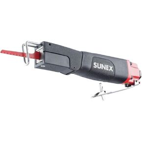 SUNEX SXBG01K Air Blow Gun Kit with Variable Trigger, Adjustable Nozzle, Venturi Tip, 2 Rubber Tip Extensions