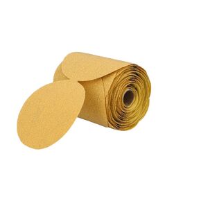 Norton 5 in. Gold Reserve Paper PSA Disc Roll P60 Grit A296 AO 100 Per Roll