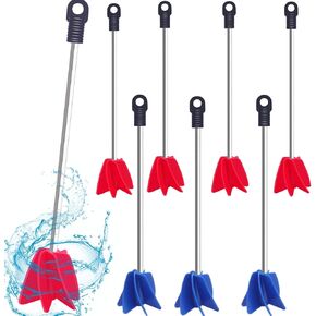 11.8 Inch Paint Stirrer for Drill, Drill Mixer Attachment, Epoxy Mixer, Paint Mixer for Drill, Helix Drill Paint Mixer for Most Drills, Resin Mixer, Mixing Concrete Resin Paint (1)