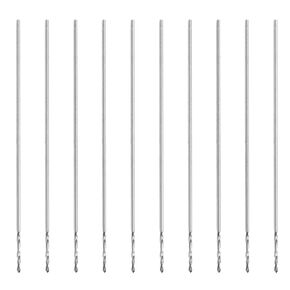 10Pcs Drill Bit,Small Straight Shank Pearl Drilling HSS Drills for Wood Steel Metal Plastic 0.3mm