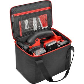 حافظة متوافقة مع أداة Milwaukee M18 Fuel D-Handle Jig Saw العارية، ومنظم حامل تخزين مبطن لبطارية Milwaukee M18، والشاحن وشفرات المنشار (الصندوق فقط) in Kuwait