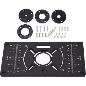 Router Table Insert Plate, Router Table Insert Plate Table Benches Router Plate Jig Saw Trimmer Router, Edge Treatment Grooving Bits