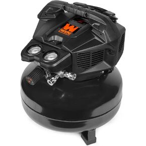 WEN Air Compressor, 6-Gallon, Oil-Free, Pancake Style (AP6092)