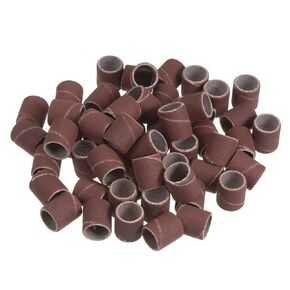 50pcs Sanding Drums 3/8 Inch Mini Sanding Sleeves 400 Grit Sanding Bands for Drum Sander Rotary Tools