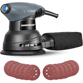 Hammerhead 2.0-Amp 5-Inch Random Orbit Sander with 12pcs Sanding Paper – HAOS020
