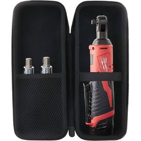 JINMEI Hard EVA Carrying Case for Milwaukee 2457-20 M12 Cordless 3/8" Lithium-Ion Ratchet Variable Speed Trigger Storage Case
