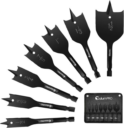 مجموعة لقم مثقاب بأسمائها الحقيقية مكونة من 7 قطع في SAE، مجموعة لقم ثقب المجداف للأعمال الخشبية in Kuwait