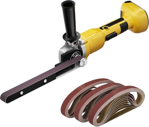 ماكينة صنفرة بحزام لاسلكي لبطارية DEWALT 20 فولت بحد أقصى، ماكينة صنفرة ملف تفاصيل بدون فرش 10000 دورة في الدقيقة، ماكينة صنفرة كهربائية بسرعات متغيرة لأعمال النجارة وتلميع المعادن (الأداة فقط) in Kuwait