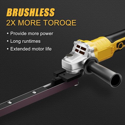 ماكينة صنفرة بحزام لاسلكي لبطارية DEWALT 20 فولت بحد أقصى، ماكينة صنفرة ملف تفاصيل بدون فرش 10000 دورة في الدقيقة، ماكينة صنفرة كهربائية بسرعات متغيرة لأعمال النجارة وتلميع المعادن (الأداة فقط) in Kuwait