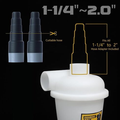 Shop Vacuum Vac Super Cyclone Dust Collectors For Woodworking Dust Deputy Separator Collection Wen Systems Extractor Sawdust Bucket Drywall Canister Filter Deputy Right Small Vortex HEPA Air Mini in Saudi Arabia