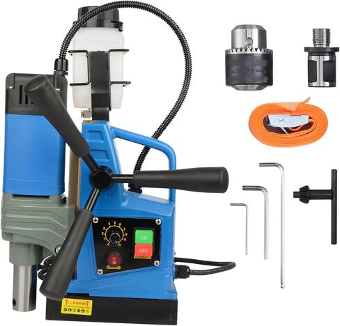 Magnetic Drill Press, 1550W 500 PRM Portable Mag Drill Press, 2922lbf Power, 10-Speed, Electric Heavy Duty Magnetic Drill with 2" Boring Diameter, for Metal Working Industrial Home Improvement in Saudi Arabia