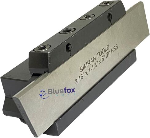 PARTING TOOL CUT OFF HOLDER 10 MM Shank With HSS Blade 3/32" X 1/2" X 4" | Precision Tool | Steel Product | Rust Free | Included Parting Blade in Kuwait