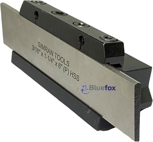 PARTING TOOL CUT OFF HOLDER 10 MM Shank With HSS Blade 3/32" X 1/2" X 4" | Precision Tool | Steel Product | Rust Free | Included Parting Blade in Kuwait