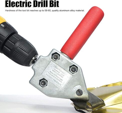 Fdit Metal Sheet Cutter Head, Electric Drill Cutter Head, Electric Scissors Cutter Head, Universal for Clipping Soft Iron Sheet Electric Drill Replacement in Saudi Arabia