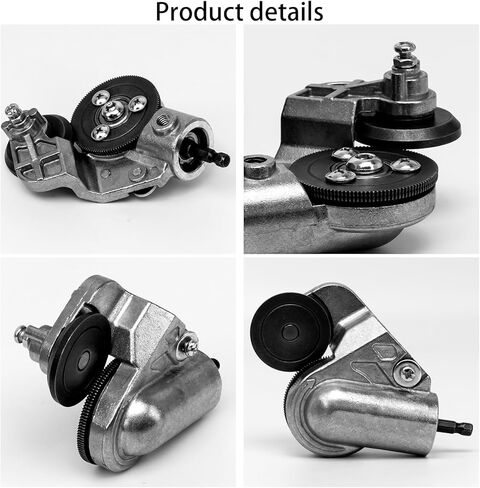قاطع لوحة مثقاب كهربائي سلس مع نطاقات قطع متعددة، ملحق مثقاب فولاذي مطور مع محول للاستخدام بنفسك، مثالي لقطع صفائح الحديد والفولاذ والنحاس والألومنيوم in Kuwait