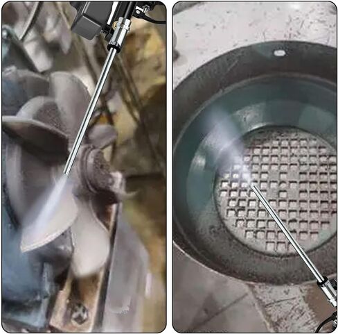 مرفق فوهة طويلة لأداة السفع الرملي من وولانكد، مجموعة أدوات مرفقة لعصي السفع الرملي لسفع البقع، ومحول طرف فوهة السفع الرملي لجهاز السفع الرملي لضاغط الهواء والصودا والجوز in Kuwait