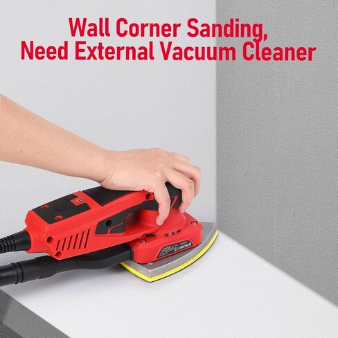 آلة صنفرة 350 وات، ماكينة صنفرة تفاصيل كهربائية، مع 12 ورق صنفرة، 10000 دورة في الدقيقة، لأعمال الخشب والتلميع والنجارة، ماكينة سنفرة ماوس بمحرك بدون فرش in Kuwait