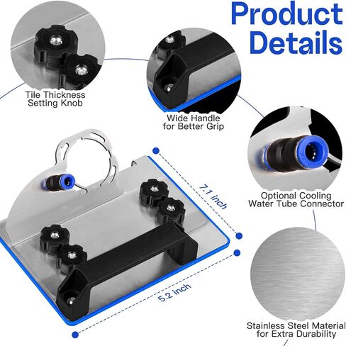 حامل مطحنة زاوية لقطع البلاط بزاوية 45 درجة، أداة شطب البلاط 45 درجة، حامل زاوية قابل للتعديل لطحن الزوايا، حامل ثابت للقطع، دعامة قطع خاصة in Kuwait