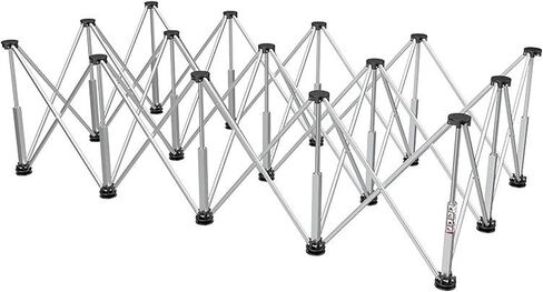 BHTOP 30 inch height Portable Work Stand, Includes 4 X-Cups, 4 Quick Clamps, Carry Bag, Portable Work Support Sawhorse, 4Ft x 8Ft, 30 inch work height, 6000lb weight capacity (15 Legs in Saudi Arabia