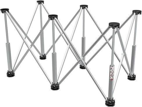 حامل عمل محمول بارتفاع 30 بوصة، يتضمن 4 أكواب X، 4 مشابك سريعة، حقيبة حمل، منشار دعم العمل المحمول، 4 أقدام × 8 أقدام، ارتفاع عمل 30 بوصة، سعة وزن 6000 رطل (15 أرجل) in Kuwait