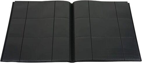 Vault X Binder - مجلد ألبوم بطاقات التداول ذو 12 جيبًا - مجلد جيب تحميل جانبي 480 لـ TCG (أسود) in Kuwait