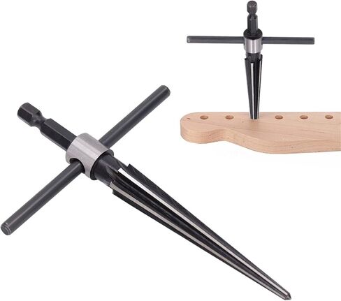 Tapered Reamer, Hand Reamers, T Handle Taper Reamer Set, Reamer T Shape Handle Fine Workmanship High Hardness High Speed Steel Tapered Reamer(Hexagonal shank taper reamer 3-13mm) in Saudi Arabia