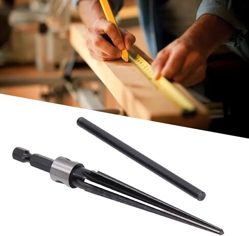 Tapered Reamer, Hand Reamers, T Handle Taper Reamer Set, Reamer T Shape Handle Fine Workmanship High Hardness High Speed Steel Tapered Reamer(Hexagonal shank taper reamer 3-13mm) in Saudi Arabia