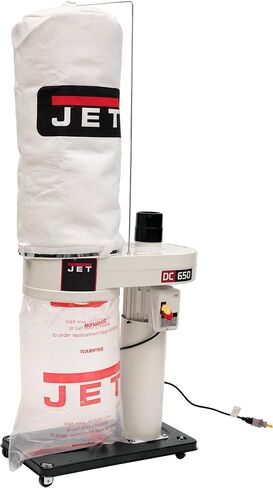 JET Dust Collector, 650 Series, 5-Micron Bag Filter, 1 HP, 115/230V 1Ph (Model DC-650MK) in Saudi Arabia