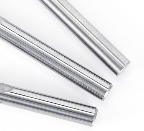 HUHAO دوامة النقش باستخدام الحاسب الآلي راوتر بت أدوات قطع الطحن حتى قطع الهرم 2 الناي 30 درجة 0.4 مم قطر طرف 1/8 عرقوب حزمة من 10 in Kuwait