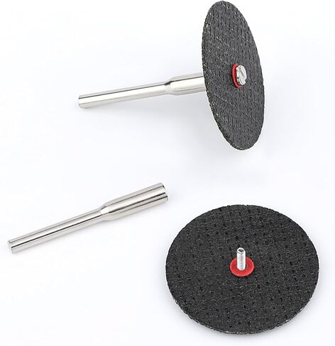 54PCS Rotary Tool Cut Off Wheel Set 1-1/4'' Reinforced Fiberglass Cutting Tool Wheel Discs Included 4Pcs Mandrels Rotary Tool Accessories for Cutting Metal, Stone, Wood in Saudi Arabia