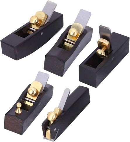 5PCs Mini Wood Planer Hand Tools Carpentry Accessory Ebony Surface Multifunction for DIY Crafts in Saudi Arabia