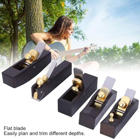 5PCs Mini Wood Planer Hand Tools Carpentry Accessory Ebony Surface Multifunction for DIY Crafts in Saudi Arabia