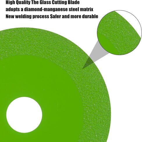 Glass Cutting Disc,4 Inch Indestructible Diamond Disc for Angle Grinder,Tile Cutting Blade,Glass Cutting Wheels Cutting Saw Blade Grinding Disc for Smooth Polished Cutting&Grinding (4) in Saudi Arabia