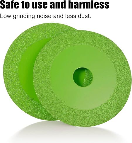 Glass Cutting Disc,4 Inch Indestructible Diamond Disc for Angle Grinder,Tile Cutting Blade,Glass Cutting Wheels Cutting Saw Blade Grinding Disc for Smooth Polished Cutting&Grinding (4) in Saudi Arabia