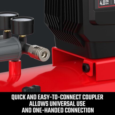 CRAFTSMAN Air Compressor 8 Gallon Oil-Free 1.8 HP Max 150 PSI Horizontal Tank Portable Air Compressor in Saudi Arabia