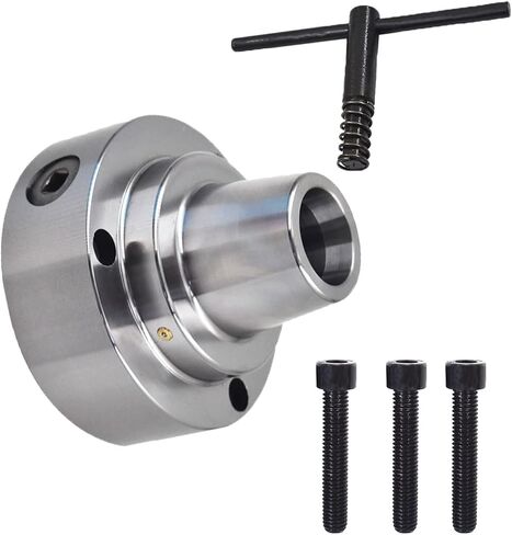 5C Collet Lathe Chuck, Plain Back Collet Chuck Closer 5 Inch 0.0006 Accuracy Compact Lathe Tight Tolerance for Milling Lathe in Saudi Arabia