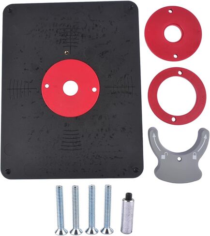 PRS4038 Precision Router Table Insert Plate with Level-Loc Rings (Undrilled) in Kuwait