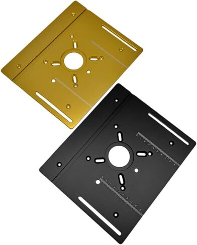 لوحة إدراج طاولة التوجيه الألومنيوم، لوحة إدراج طاولة التوجيه 3 قطع من Weytoll، لوحة قلاب لجهاز التوجيه الخشبي، مقاعد النجارة أداة مساعدة للنقش، لوحة قلاب لطحن الخشب لتشذيب جهاز التوجيه الخشبي in Kuwait