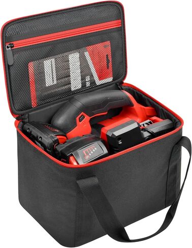 حافظة متوافقة مع أداة Milwaukee M18 Fuel D-Handle Jig Saw العارية، ومنظم حامل تخزين مبطن لبطارية Milwaukee M18، والشاحن وشفرات المنشار (الصندوق فقط) in Kuwait