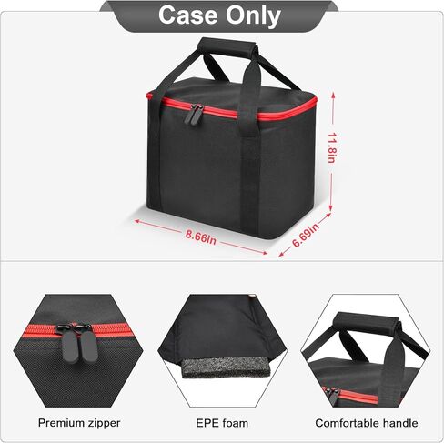 حافظة متوافقة مع أداة Milwaukee M18 Fuel D-Handle Jig Saw العارية، ومنظم حامل تخزين مبطن لبطارية Milwaukee M18، والشاحن وشفرات المنشار (الصندوق فقط) in Kuwait